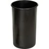 Witt Industries Witt Plastic Liner For Round Aluminum Trash Cans, 35 Gallon, Black