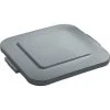 Flat Lid For 40 Gallon Square Rubbermaid Brute Waste Receptacles - Gray
