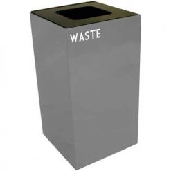 Witt Industries Trash Can, 28 Gallon, Gray