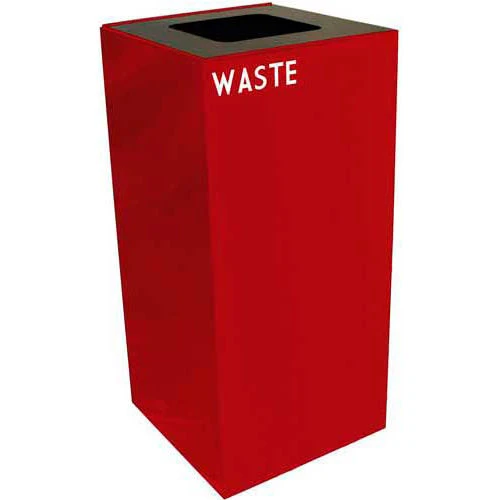 Witt Industries Trash Can, 32 Gallon, Red 1 Witt Industries Trash Can, 32 Gallon, Red