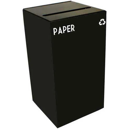 Witt Industries Recycling Can, Paper, 28 Gallon, Charcoal 1 Witt Industries Recycling Can, Paper, 28 Gallon, Charcoal