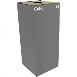 Witt Industries Recycling Can, Cans, 36 Gallon, Gray