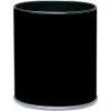 Witt Industries Witt Executive Series Metal Wastebasket 4 Gallon Black, 66BK