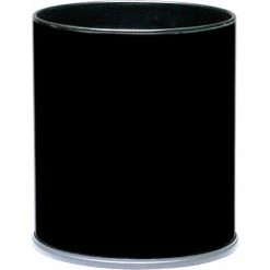 Witt Industries Witt Executive Series Metal Wastebasket 4 Gallon Black, 66BK