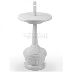 Commercial Zone Smokers Outpost® Patio Table Outdoor Ashtray, White