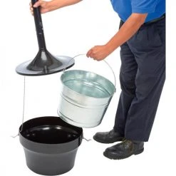 Witt Industries Steel Outdoor Ashtray, 4-1/2 Gallon, Black -Cheap Trash & Recycling Store 442428BK 02