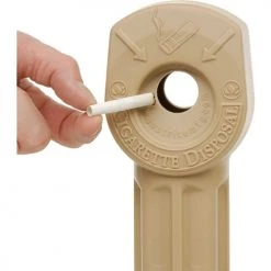 Justrite® Smokers Ceasefire® Plastic Outdoor Ashtray, 1 Gallon, Beige 22 Justrite® Smokers Ceasefire® Plastic Outdoor Ashtray, 1 Gallon, Beige -Cheap Trash & Recycling Store 442524TN 05