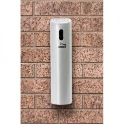 Commercial Zone Smokers' Outpost® Wall Mounted Ashtray with Swivel Lock, Silver 17 Commercial Zone Smokers' Outpost® Wall Mounted Ashtray with Swivel Lock, Silver -Cheap Trash & Recycling Store 442745SL 04