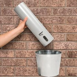 Commercial Zone Smokers' Outpost® Wall Mounted Ashtray with Swivel Lock, Silver 19 Commercial Zone Smokers' Outpost® Wall Mounted Ashtray with Swivel Lock, Silver -Cheap Trash & Recycling Store 442745SL 06