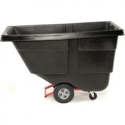 Rubbermaid® Heavy Duty Plastic Tilt Truck, 1/2 Cu. Yd. Cap, 450 Lbs. Cap, Black 28 Rubbermaid® Heavy Duty Plastic Tilt Truck, 1/2 Cu. Yd. Cap, 450 Lbs. Cap, Black -Cheap Trash & Recycling Store 498400 02