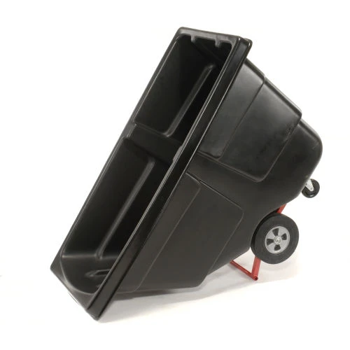 Rubbermaid® Heavy Duty Plastic Tilt Truck, 1/2 Cu. Yd. Cap, 450 Lbs. Cap, Black 4 Rubbermaid® Heavy Duty Plastic Tilt Truck, 1/2 Cu. Yd. Cap, 450 Lbs. Cap, Black - Image 4