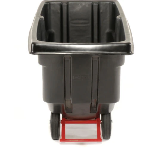 Rubbermaid® Heavy Duty Plastic Tilt Truck, 1/2 Cu. Yd. Cap, 450 Lbs. Cap, Black 6 Rubbermaid® Heavy Duty Plastic Tilt Truck, 1/2 Cu. Yd. Cap, 450 Lbs. Cap, Black - Image 6