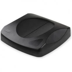 Lid for 23 Gallon Square Rubbermaid Waste Receptacle - Black