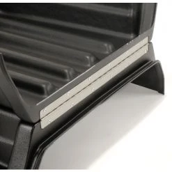 Rubbermaid® Hinged Lid for 1/2 Cu. Yd. Tilt Truck, Black -Cheap Trash & Recycling Store 498440 02