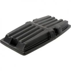 Rubbermaid® Hinged Lid For 1 Cu. Yd. Tilt Truck, Black