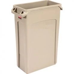 Rubbermaid® Slim Jim® 3540 Recycling Container, 23 Gallon - Beige