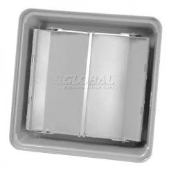 50 Gallon Square Rubbermaid Waste Receptacle - Gray -Cheap Trash & Recycling Store 498515GY 11