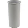 11 Gallon Round Rubbermaid Waste Receptacle - Gray