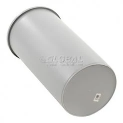 22 Gallon Round Rubbermaid Waste Receptacle - Gray 16 22 Gallon Round Rubbermaid Waste Receptacle - Gray -Cheap Trash & Recycling Store 498592GY 04 1