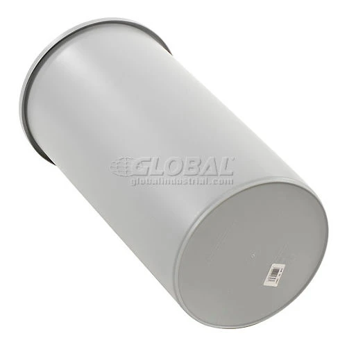 22 Gallon Round Rubbermaid Waste Receptacle - Gray 5 22 Gallon Round Rubbermaid Waste Receptacle - Gray - Image 5