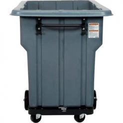 Global Industrial™ Standard Duty Plastic Tilt Truck, 1 Cu. Yd. Cap,1000 Lbs. Cap, Gray -Cheap Trash & Recycling Store 501600X 07