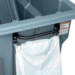 Global Industrial™ Standard Duty Plastic Tilt Truck, 1 Cu. Yd. Cap,1000 Lbs. Cap, Gray -Cheap Trash & Recycling Store 501600X 12