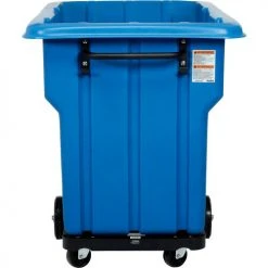 Global Industrial™ Standard Duty Plastic Recycling Tilt Truck 1 Cu. Yd. Cap, 1000 Lbs Cap, Blue -Cheap Trash & Recycling Store 501601X 07