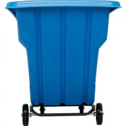 Global Industrial™ Standard Duty Plastic Recycling Tilt Truck 1 Cu. Yd. Cap, 1000 Lbs Cap, Blue -Cheap Trash & Recycling Store 501601X 08