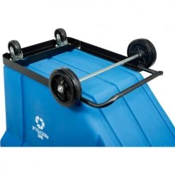 Global Industrial™ Standard Duty Plastic Recycling Tilt Truck 1 Cu. Yd. Cap, 1000 Lbs Cap, Blue -Cheap Trash & Recycling Store 501601X 15