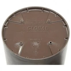 15 Gallon Rubbermaid Marshal Waste Receptacle - Brown -Cheap Trash & Recycling Store 501977BN 05