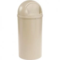 25 Gallon Rubbermaid Marshal Waste Receptacles - Beige