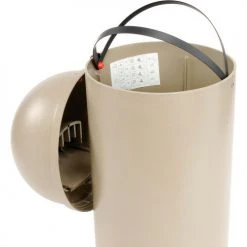 25 Gallon Rubbermaid Marshal Waste Receptacles - Beige -Cheap Trash & Recycling Store 501978BG 06
