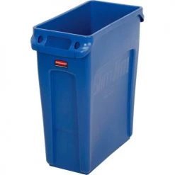 Rubbermaid® Recycling Can, 16 Gallon, Blue