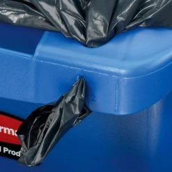 Rubbermaid® Recycling Can, 16 Gallon, Blue -Cheap Trash & Recycling Store 501995BL 06
