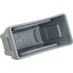 Rubbermaid® Slim Jim® 1971258 Recycling Container, 16 Gallon - Gray -Cheap Trash & Recycling Store 501995GY 08