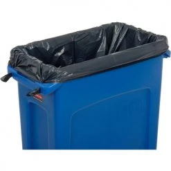 Rubbermaid® Slim Jim® Recycling Can, 23 Gallon, Blue -Cheap Trash & Recycling Store 501996BL 05