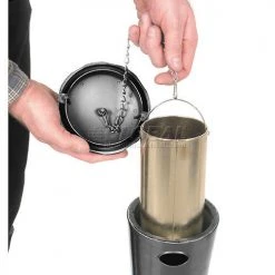 Global Industrial™ Aluminum Outdoor Ashtray, Black -Cheap Trash & Recycling Store 603028BK 32