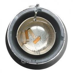 Global Industrial™ Aluminum Outdoor Ashtray, Black -Cheap Trash & Recycling Store 603028BK 33