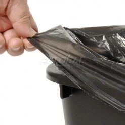 10 Gallon Rubbermaid Plastic Wastebasket - Black 15 10 Gallon Rubbermaid Plastic Wastebasket - Black -Cheap Trash & Recycling Store 603363BK 04