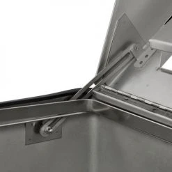 Global Industrial™ Stainless Steel Square Swing Top Trash Can, 24 Gallon -Cheap Trash & Recycling Store 641268 06