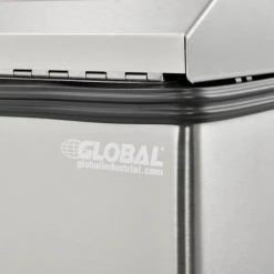 Global Industrial™ Stainless Steel Square Swing Top Trash Can, 24 Gallon -Cheap Trash & Recycling Store 641268 07