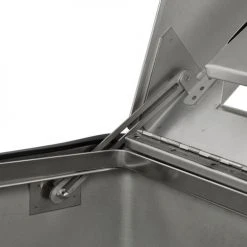 Global Industrial™ Stainless Steel Square Swing Top Trash Can, 40 Gallon -Cheap Trash & Recycling Store 641269 06