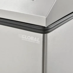 Global Industrial™ Stainless Steel Square Swing Top Trash Can, 40 Gallon -Cheap Trash & Recycling Store 641269 07