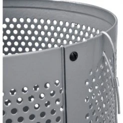 Global Industrial Perforated Steel Round Trash Can, 20 Gallon, Gray 21 Global Industrial Perforated Steel Round Trash Can, 20 Gallon, Gray -Cheap Trash & Recycling Store 641313GY 05