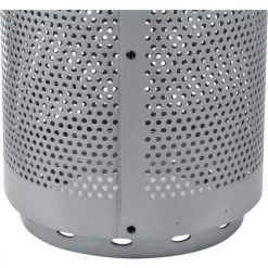 Global Industrial Perforated Steel Round Trash Can, 20 Gallon, Gray 25 Global Industrial Perforated Steel Round Trash Can, 20 Gallon, Gray -Cheap Trash & Recycling Store 641313GY 09