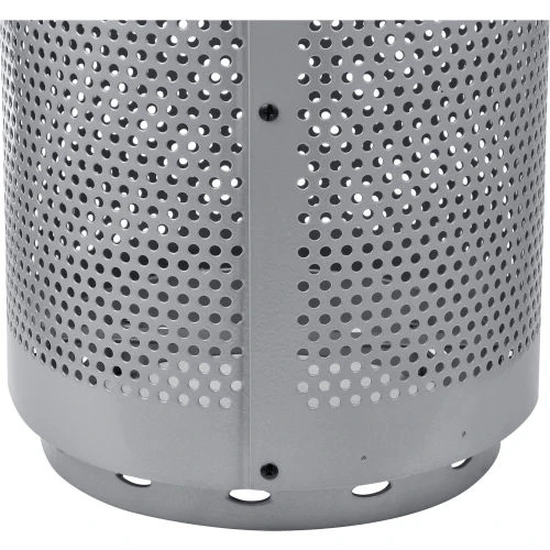 Global Industrial Perforated Steel Round Trash Can, 20 Gallon, Gray 10 Global Industrial Perforated Steel Round Trash Can, 20 Gallon, Gray - Image 10