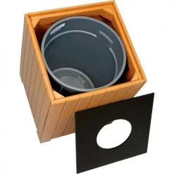 Global Industrial Recycled Plastic Square Trash Can With Liner, 32 Gallon, Cedar 16 Global Industrial Recycled Plastic Square Trash Can With Liner, 32 Gallon, Cedar -Cheap Trash & Recycling Store 641322CD 02