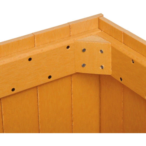 Global Industrial Recycled Plastic Square Trash Can With Liner, 32 Gallon, Cedar 10 Global Industrial Recycled Plastic Square Trash Can With Liner, 32 Gallon, Cedar - Image 10