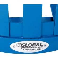 Global Industrial™ Outdoor Recycling Can W/Access Door & Multi-Stream Lid, 36 Gal., Blue -Cheap Trash & Recycling Store 641366RBL 11