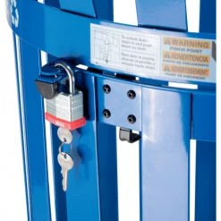 Global Industrial™ Outdoor Recycling Can W/Access Door & Multi-Stream Lid, 36 Gal., Blue -Cheap Trash & Recycling Store 641366RBL 13